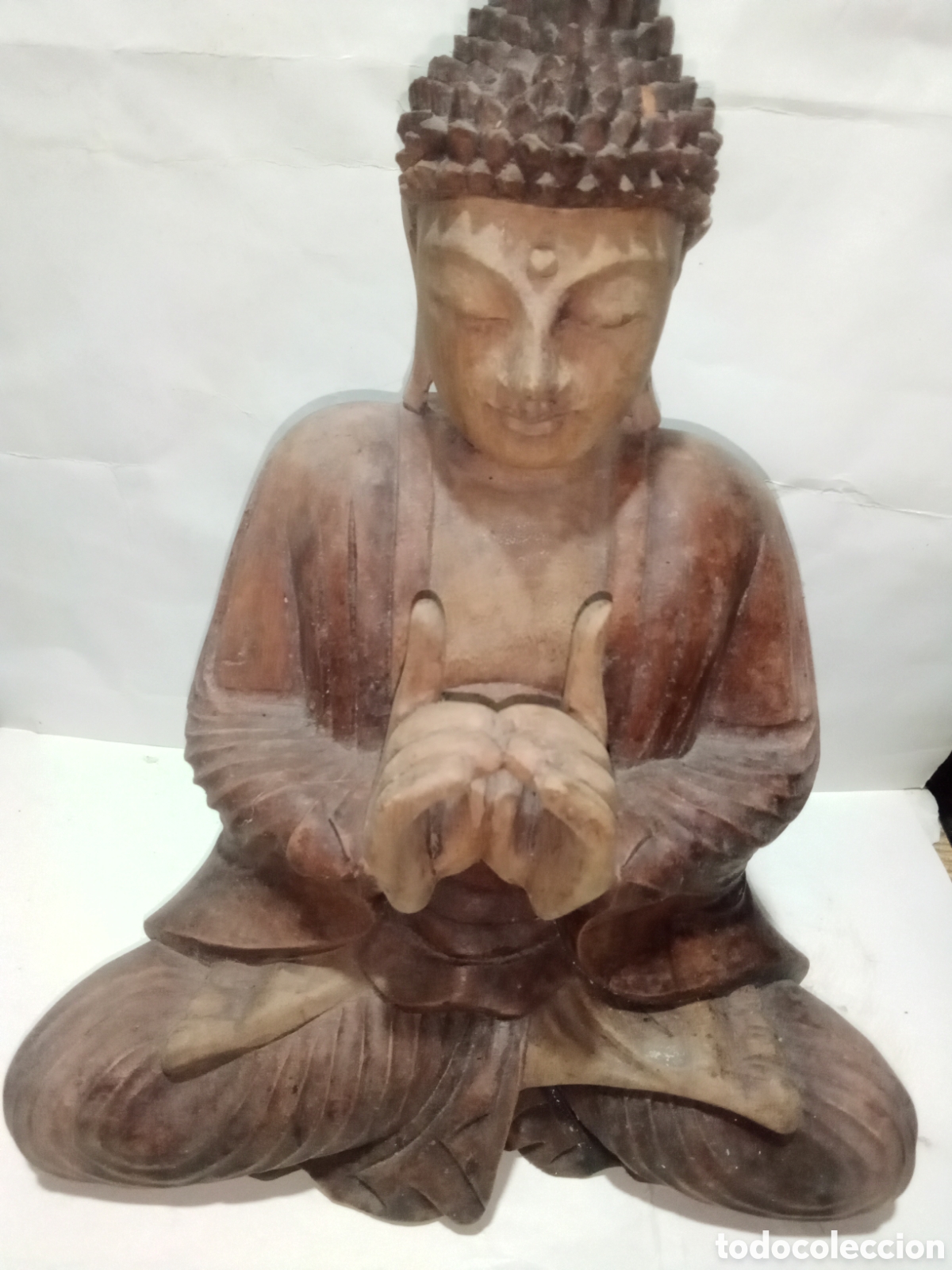 Artesan&iacute;a: BUDA - MADERA TECA - 31X26 cm - Foto 1