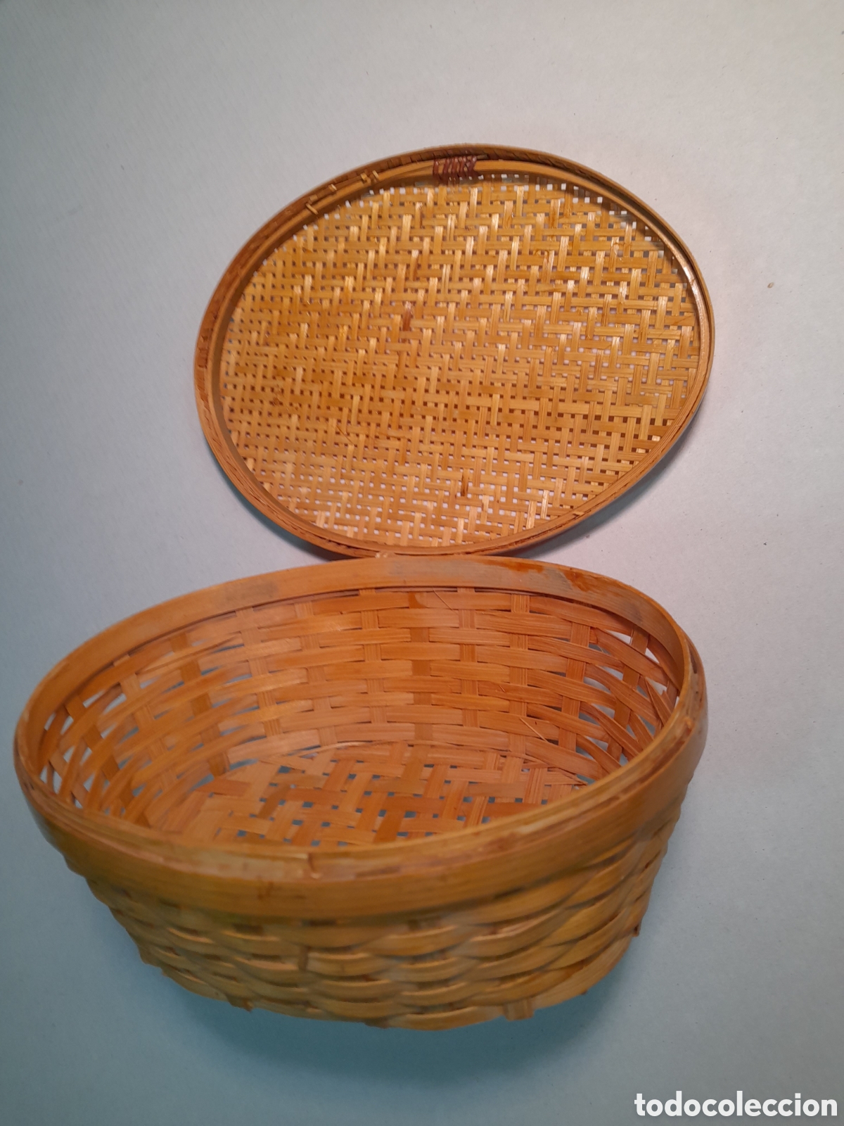 Artesan&iacute;a: Costos estuche hecho a mano de mimbre - Foto 2