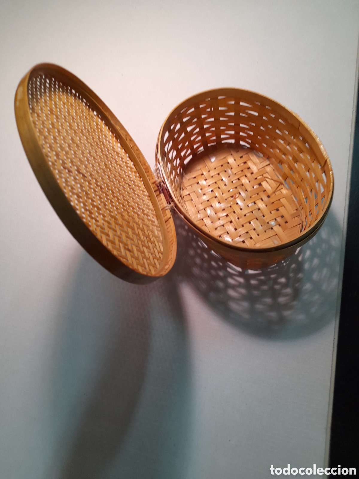 Artesan&iacute;a: Costos estuche hecho a mano de mimbre - Foto 3