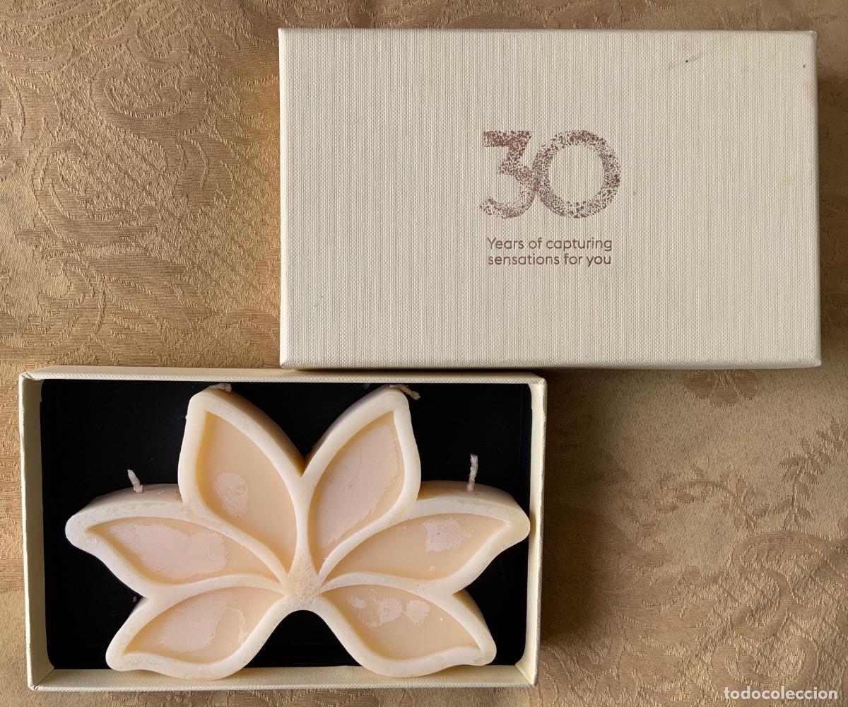 Artesan&iacute;a: VELA AROM&Aacute;TICA FLOR DE LOTO 4 MECHAS - Foto 2