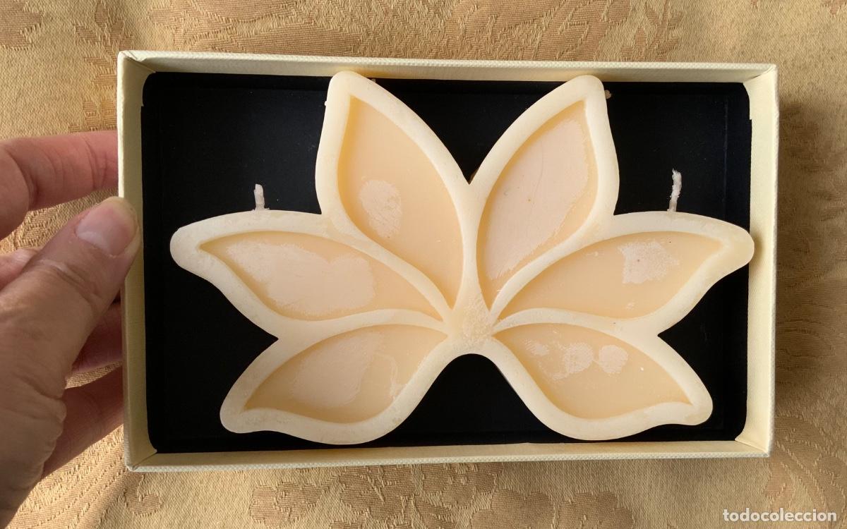 Artesan&iacute;a: VELA AROM&Aacute;TICA FLOR DE LOTO 4 MECHAS - Foto 5