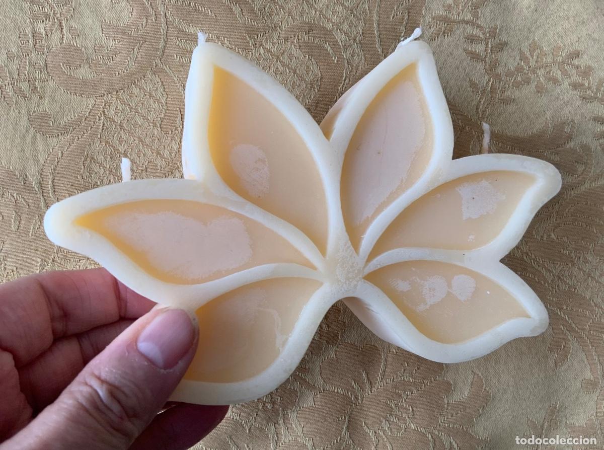 Artesan&iacute;a: VELA AROM&Aacute;TICA FLOR DE LOTO 4 MECHAS - Foto 8