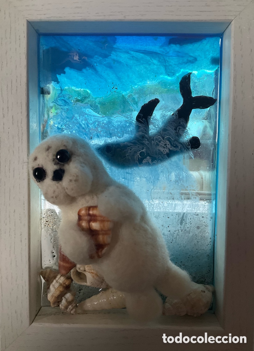 Artesan&iacute;a: Hecho a mano Foca en el mar - Foto 2