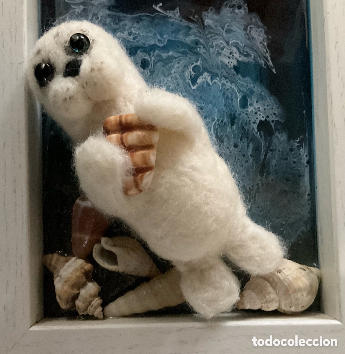 Artesan&iacute;a: Hecho a mano Foca en el mar - Foto 3