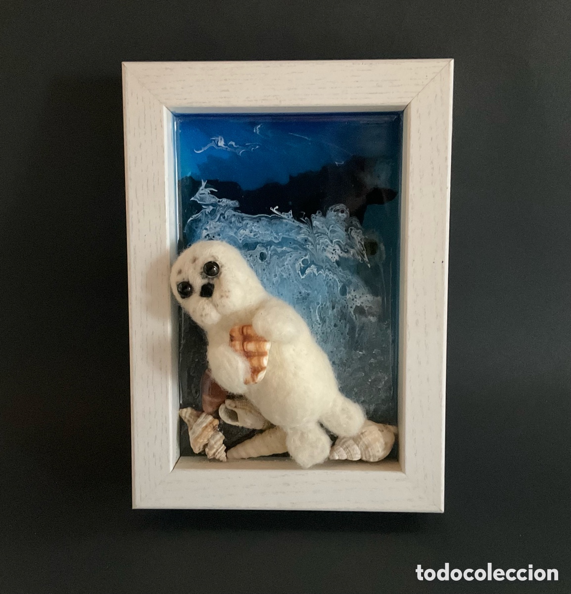 Artesan&iacute;a: Hecho a mano Foca en el mar - Foto 1