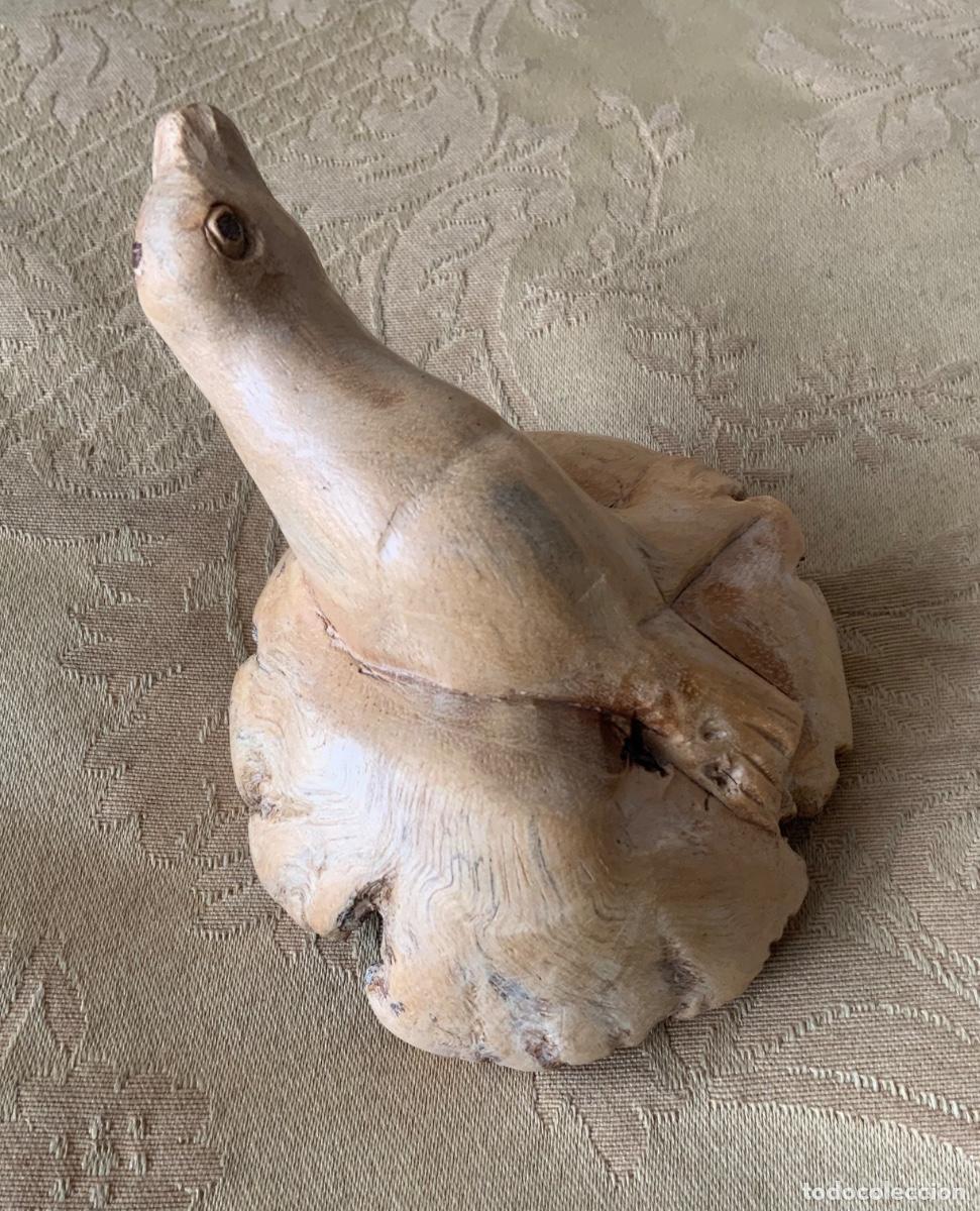 Artesan&iacute;a: FOCA TALLADA A MANO EN MADERA DE PARASITO BALINES - Foto 3