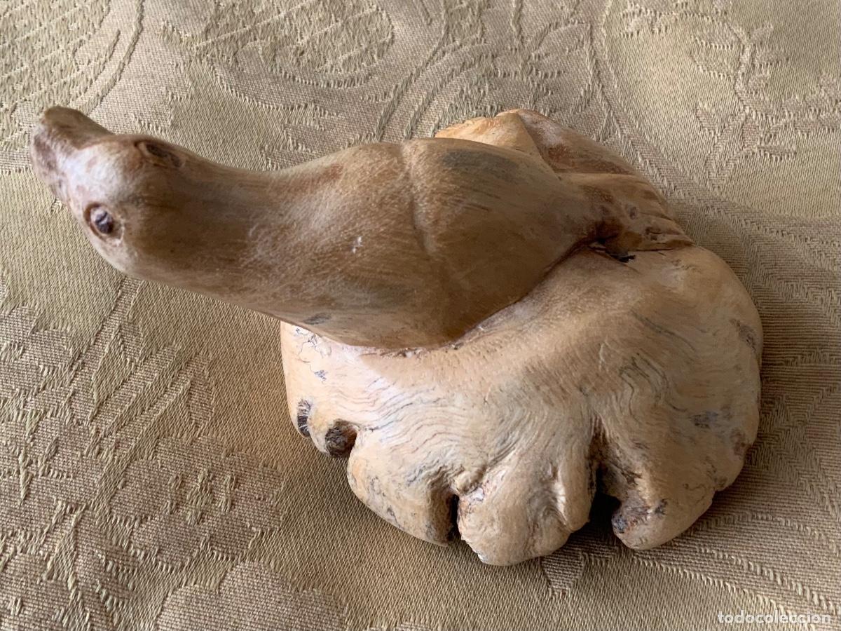 Artesan&iacute;a: FOCA TALLADA A MANO EN MADERA DE PARASITO BALINES - Foto 6