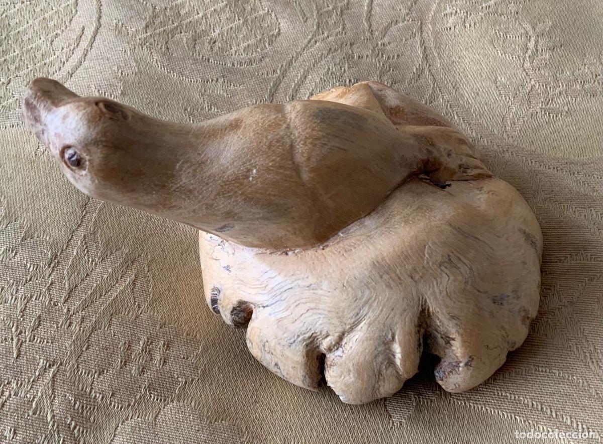 Artesan&iacute;a: FOCA TALLADA A MANO EN MADERA DE PARASITO BALINES - Foto 9