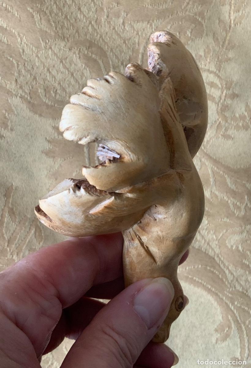 Artesan&iacute;a: FOCA TALLADA A MANO EN MADERA DE PARASITO BALINES - Foto 15