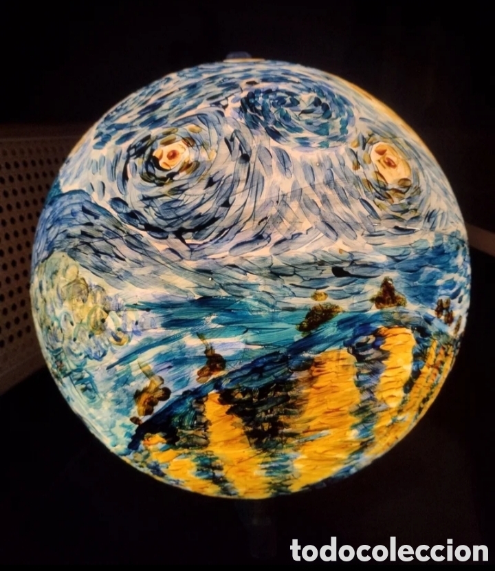 Artesan&iacute;a: Globo Van Gogh con iluminaci&oacute;n - Foto 6