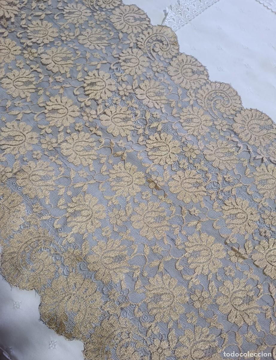 Artesan&iacute;a: Mantilla dorada para ceremonia - Foto 7