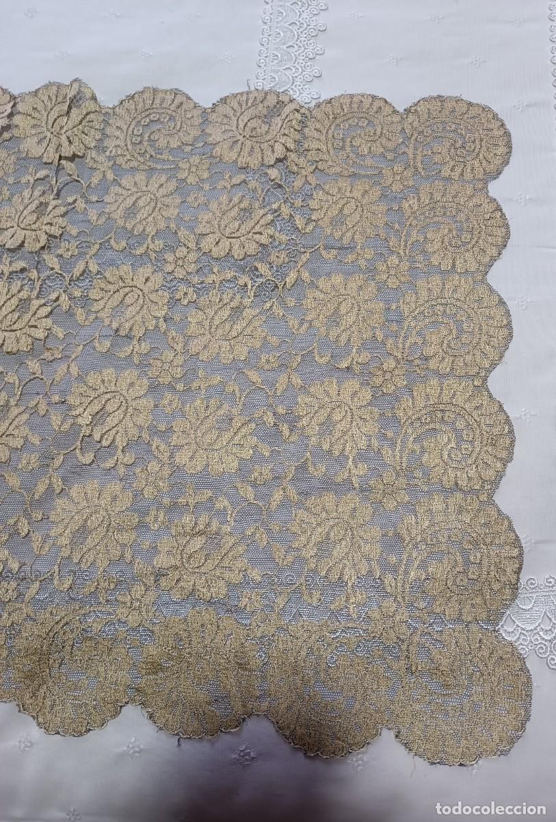 Artesan&iacute;a: Mantilla dorada para ceremonia - Foto 8