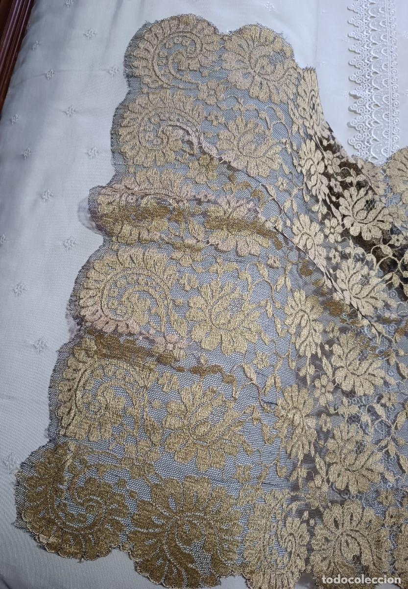 Artesan&iacute;a: Mantilla dorada para ceremonia - Foto 9