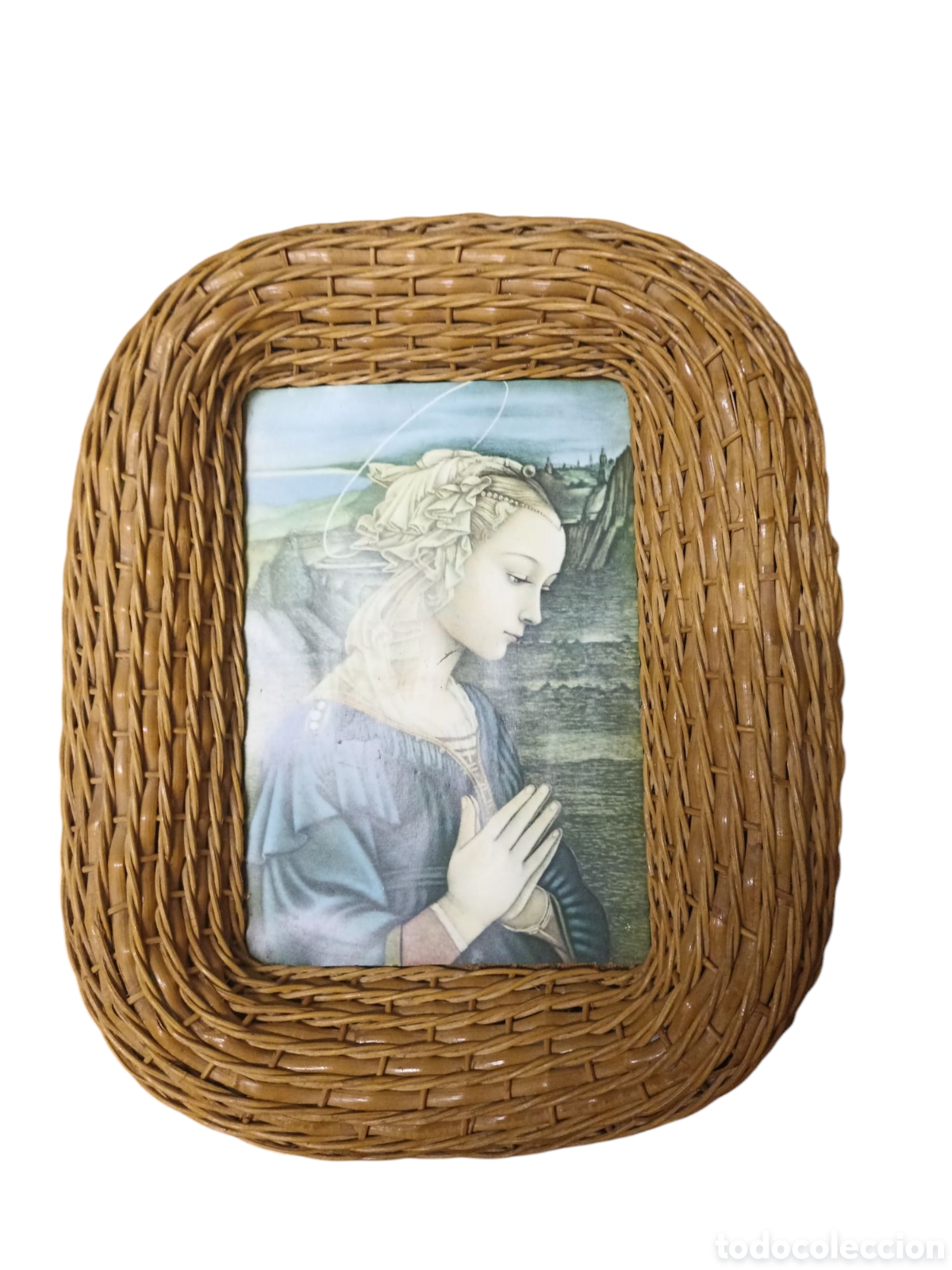 Artesan&iacute;a: Cuadro de mimbre 40 x 34 - Foto 1