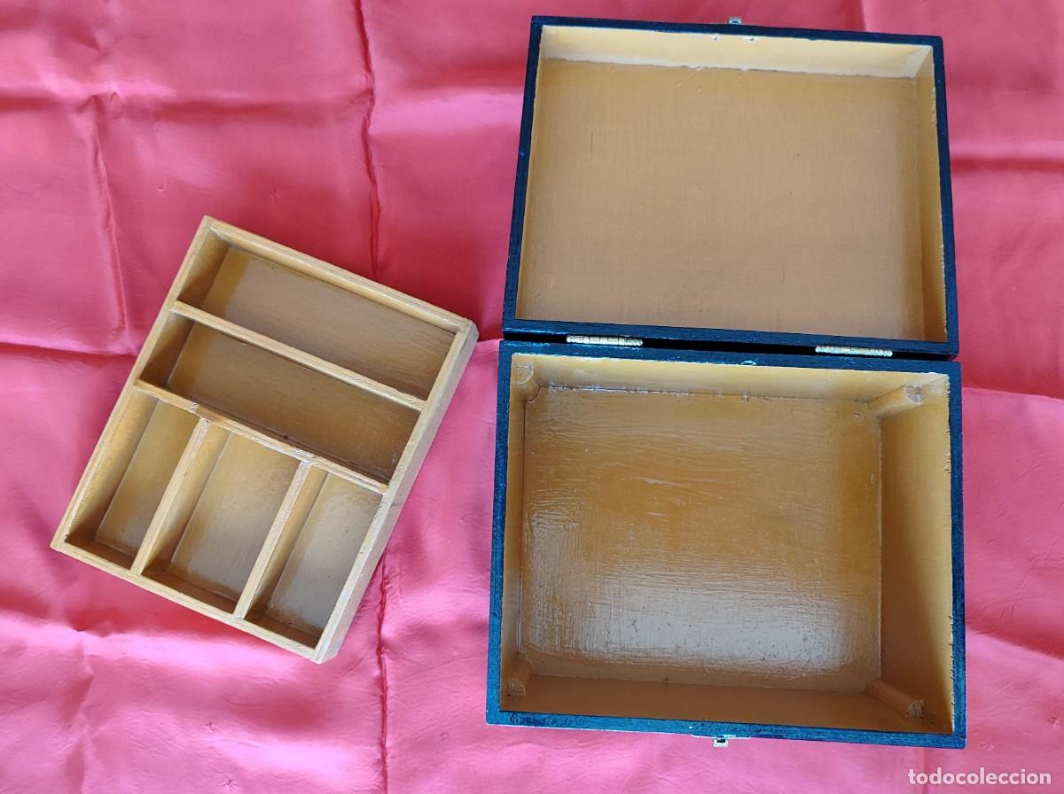 Artesan&iacute;a: GRAN CAJA DE MADERA PINTADA A MANO. - Foto 7