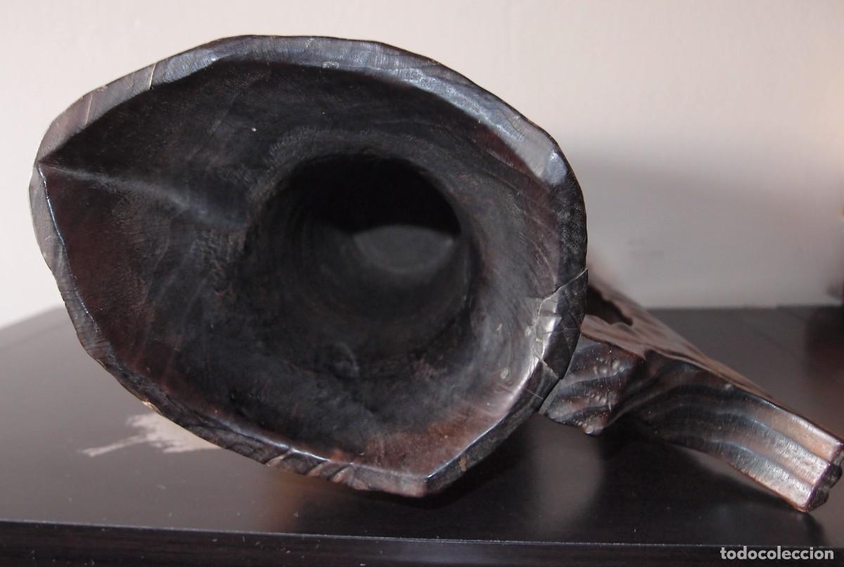 Artesan&iacute;a: Jarra de madera tallada - Foto 9
