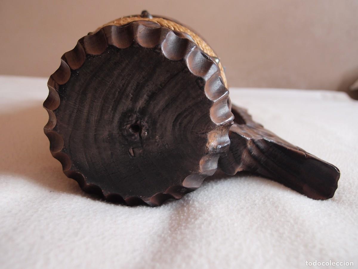 Artesan&iacute;a: Jarra de madera tallada - Foto 11