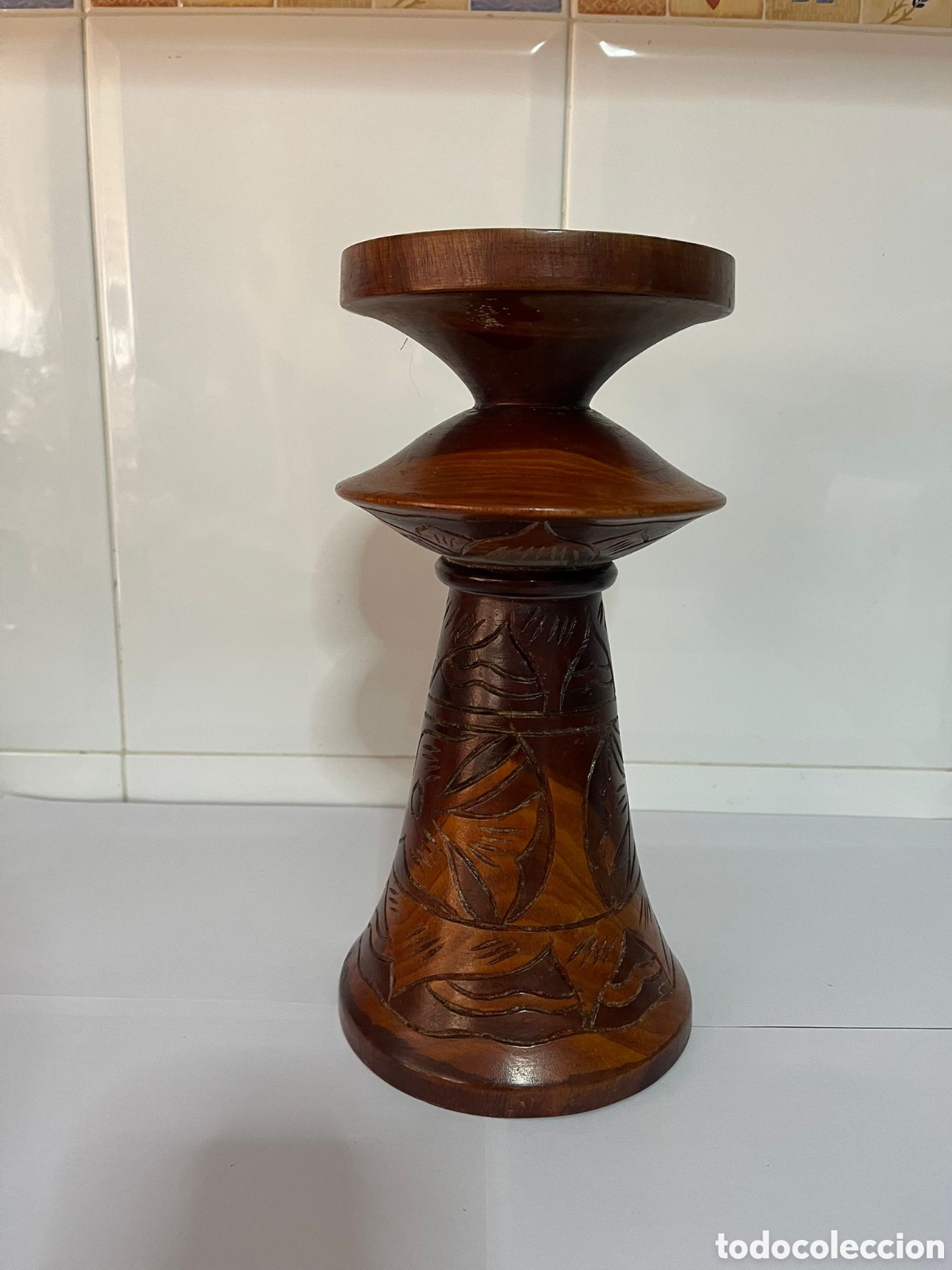 Artesan&iacute;a: Antiguo Cuenco de madera - Foto 2