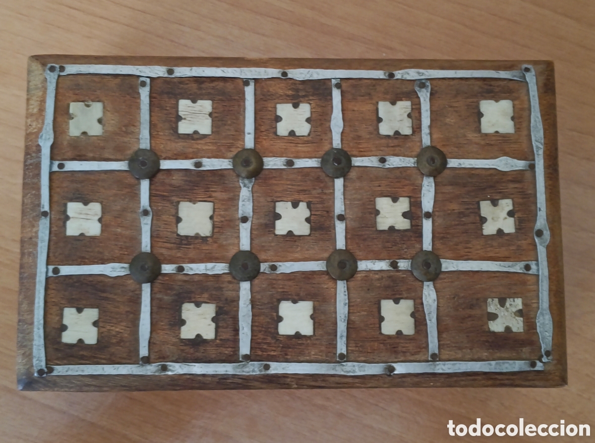 Artesan&iacute;a: Caja artesanal antigua. - Foto 4