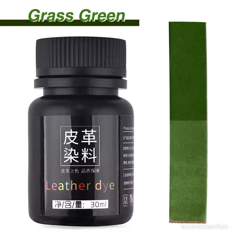 Artesan&iacute;a: Tinte para cuero verde 30ml - Foto 1