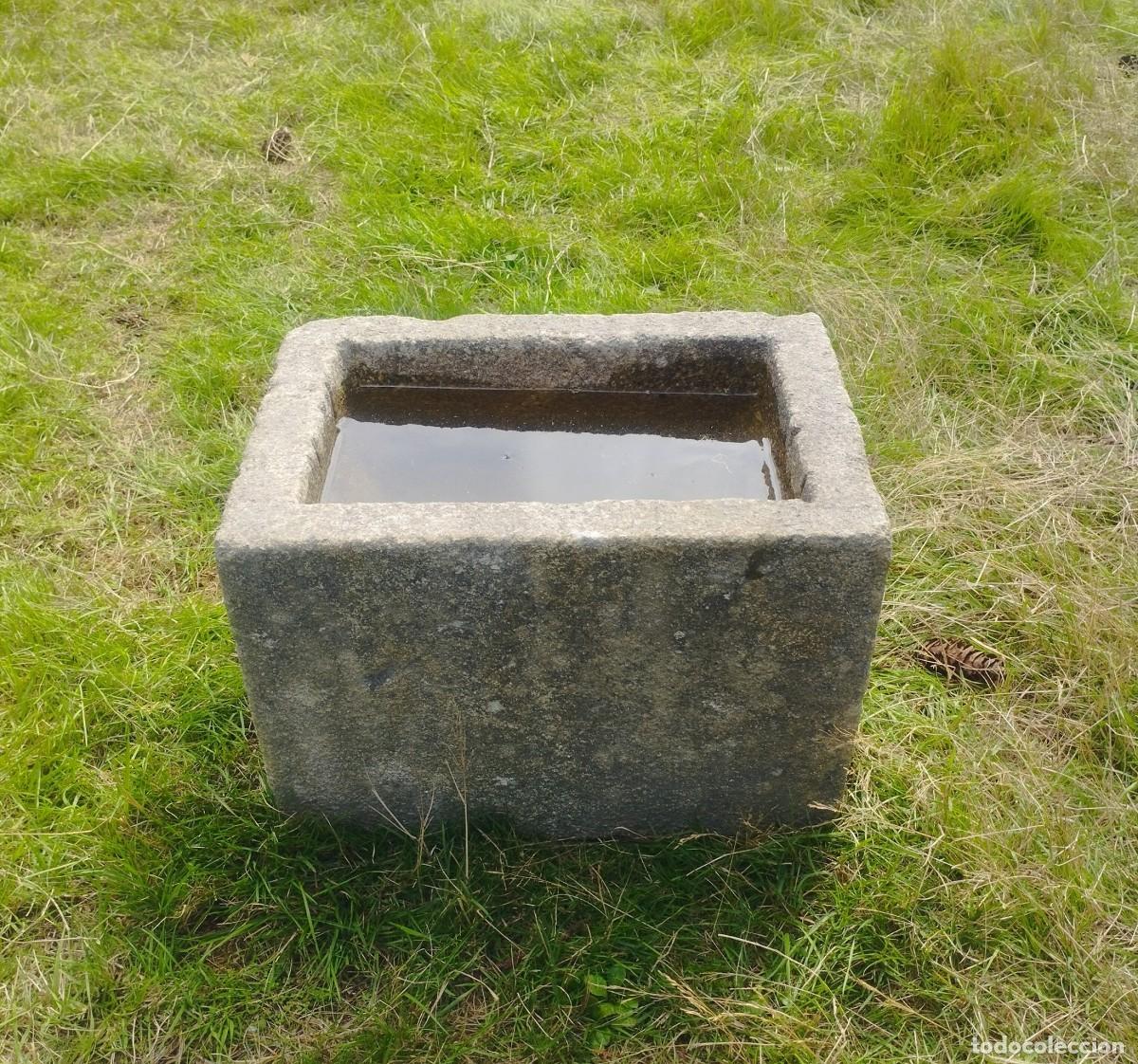 Artesan&iacute;a: Pila Rectangular de Granito 36x25x25 // jrsanchezantiques - Foto 1