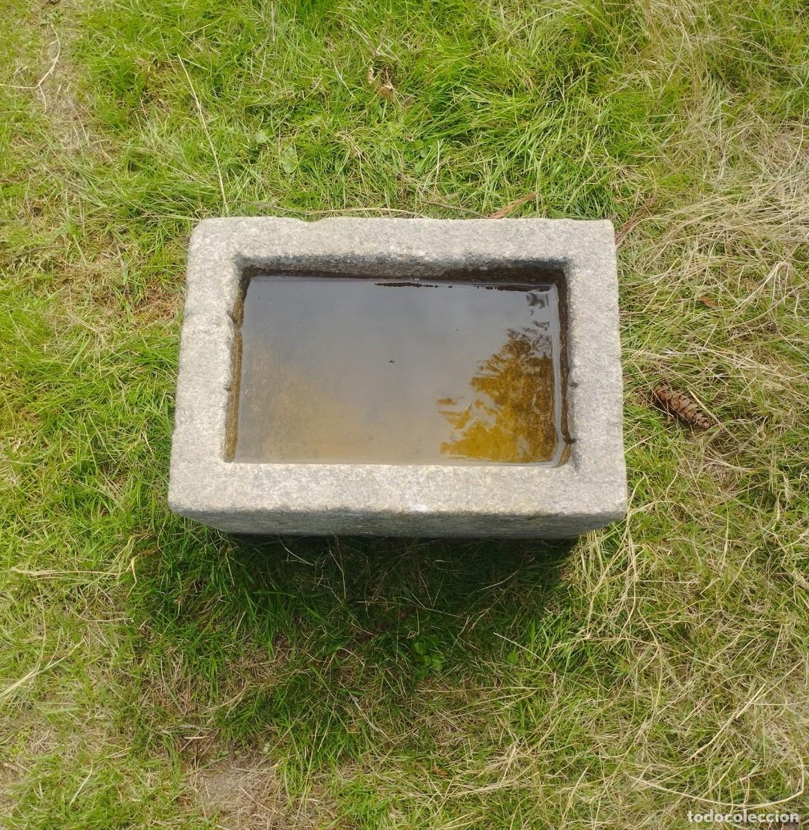 Artesan&iacute;a: Pila Rectangular de Granito 36x25x25 // jrsanchezantiques - Foto 4