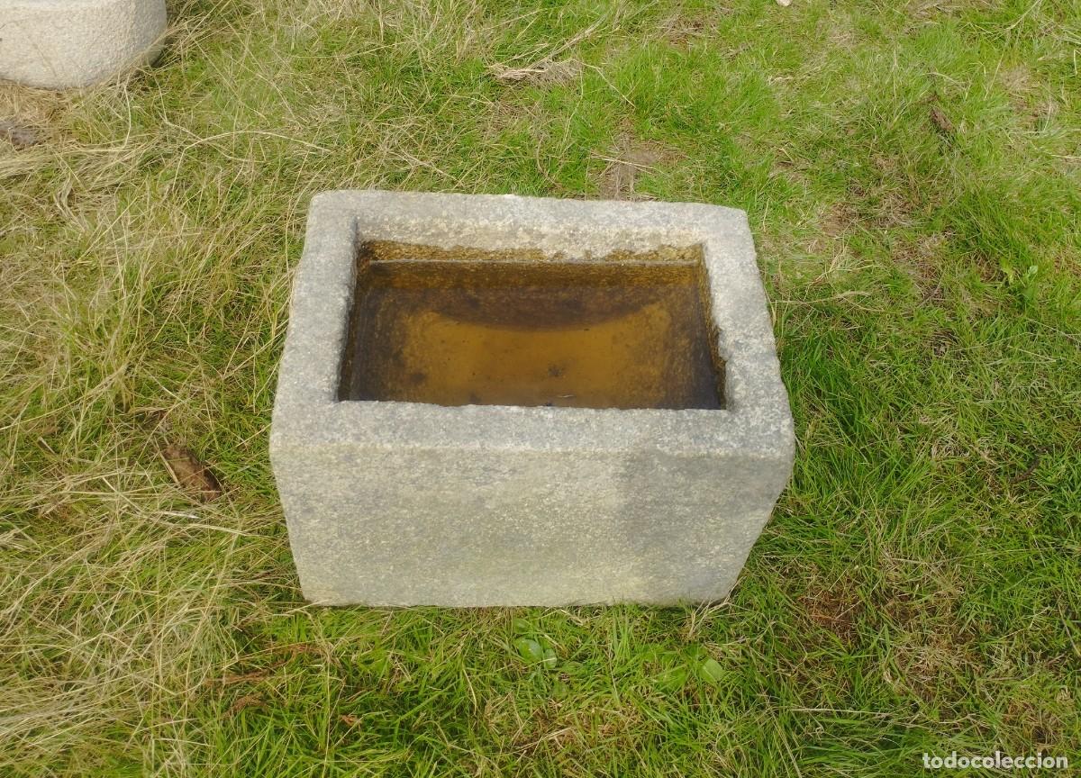 Artesan&iacute;a: Pila Rectangular de Granito 36x25x25 // jrsanchezantiques - Foto 7