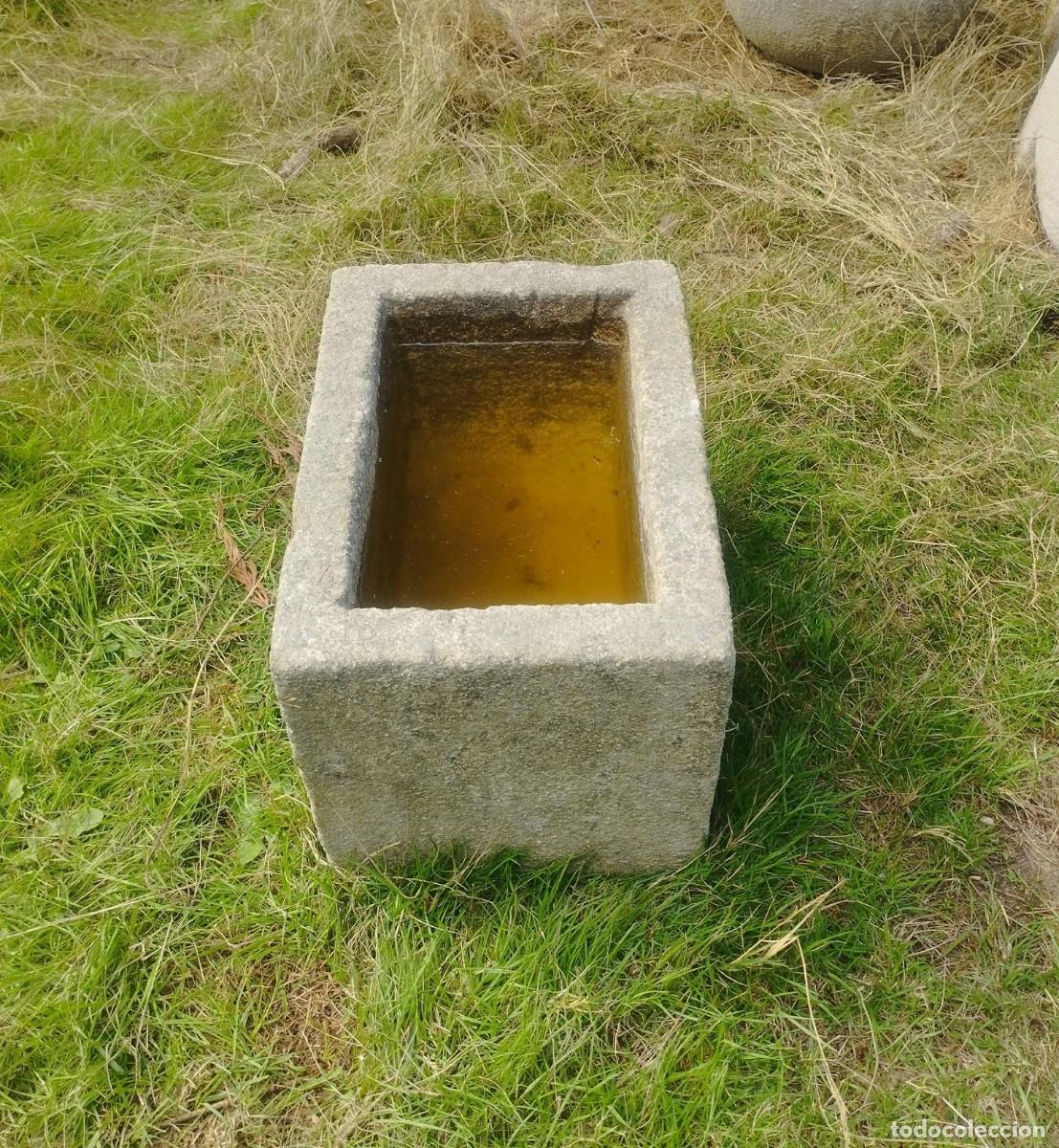 Artesan&iacute;a: Pila Rectangular de Granito 36x25x25 // jrsanchezantiques - Foto 8