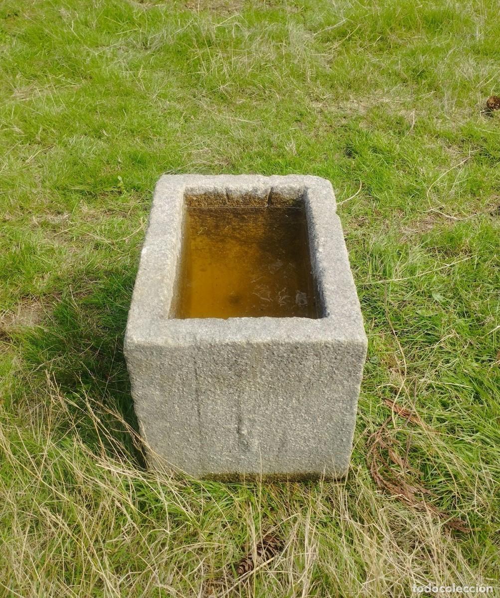 Artesan&iacute;a: Pila Rectangular de Granito 36x25x25 // jrsanchezantiques - Foto 9