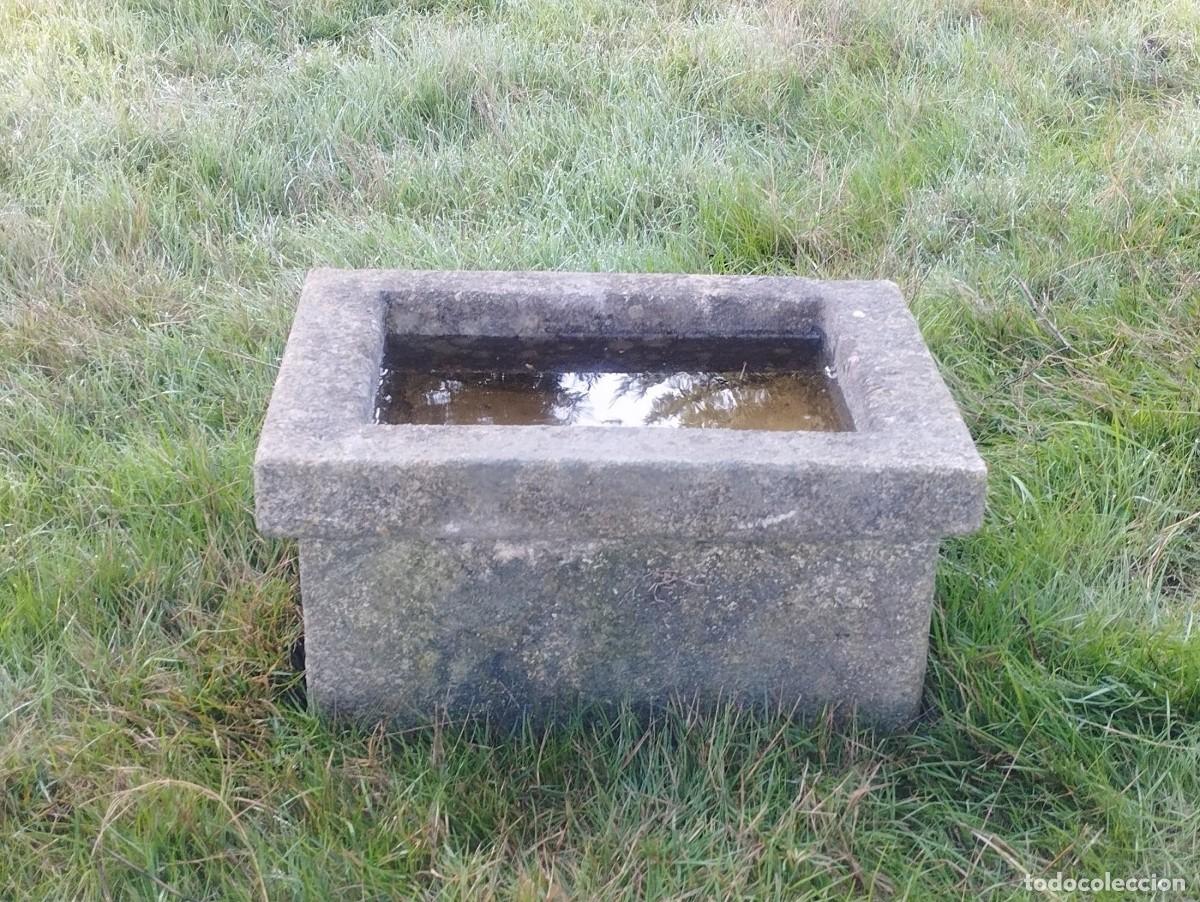 Artesan&iacute;a: Pila Rectangular de Granito 39x30x20 // jrsanchezantiques - Foto 1