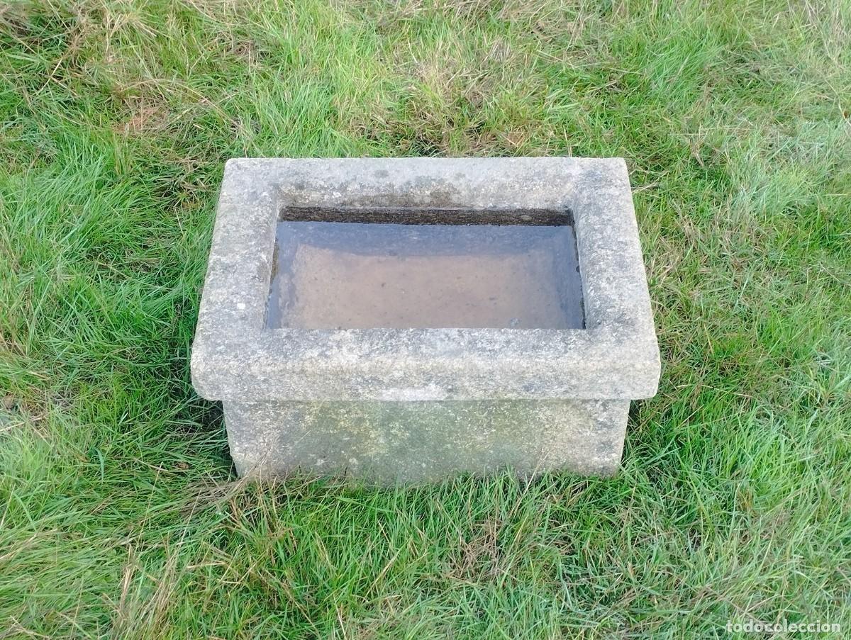 Artesan&iacute;a: Pila Rectangular de Granito 39x30x20 // jrsanchezantiques - Foto 5