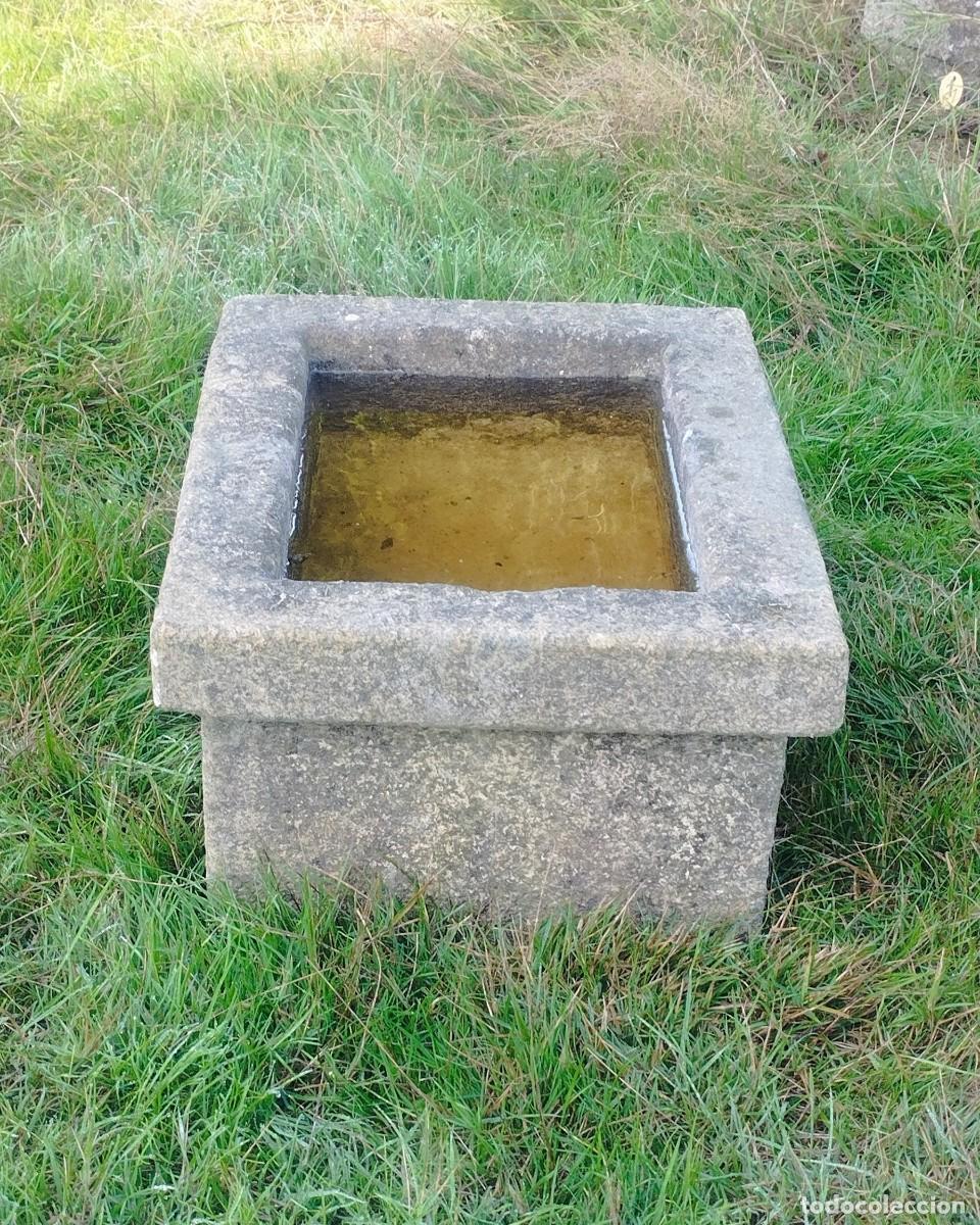Artesan&iacute;a: Pila Rectangular de Granito 39x30x20 // jrsanchezantiques - Foto 7