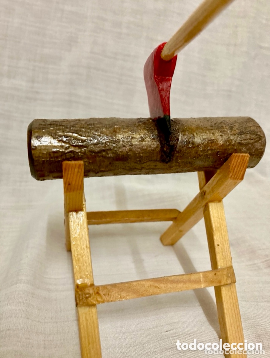 Artesan&iacute;a: ARTESAN&Iacute;A HACHA CON SOPORTE NUEVO - Foto 4