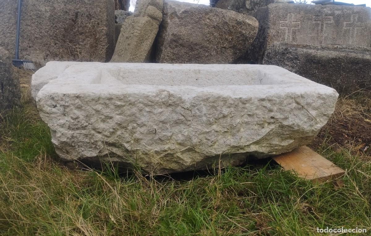 Artesan&iacute;a: Pila Rectangular de Granito 73x43x26 // jrsanchezantiques - Foto 3