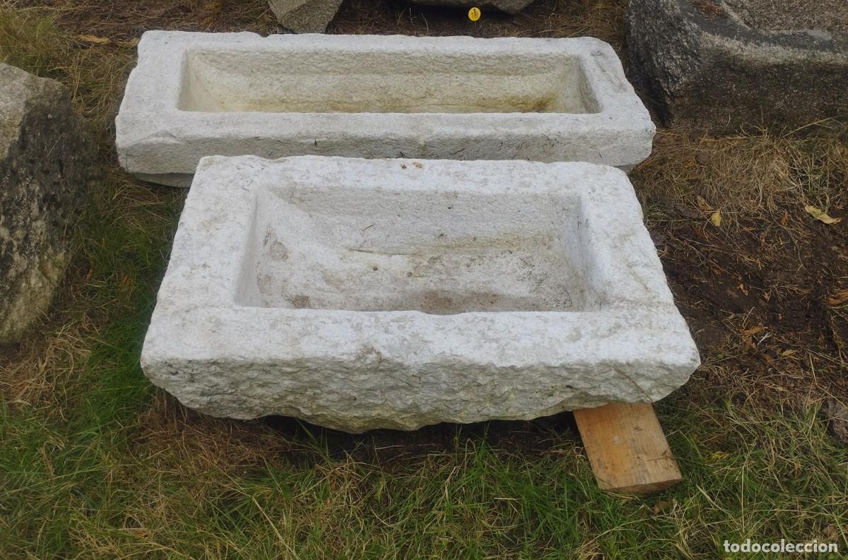 Artesan&iacute;a: Pila Rectangular de Granito 73x43x26 // jrsanchezantiques - Foto 4