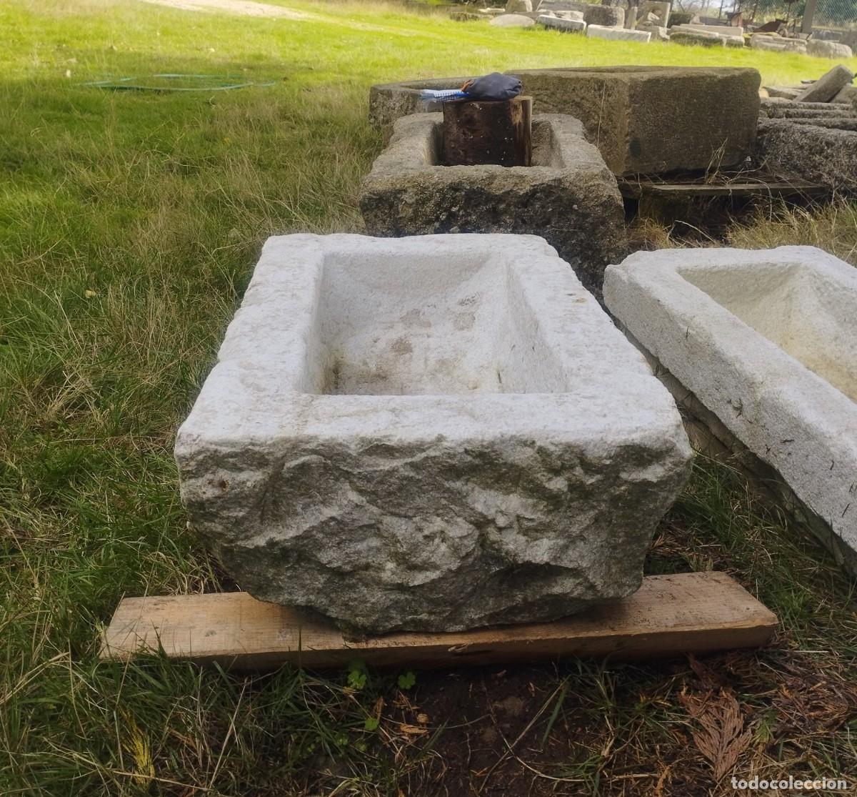 Artesan&iacute;a: Pila Rectangular de Granito 73x43x26 // jrsanchezantiques - Foto 7
