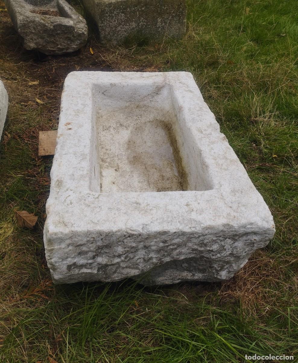 Artesan&iacute;a: Pila Rectangular de Granito 73x43x26 // jrsanchezantiques - Foto 8