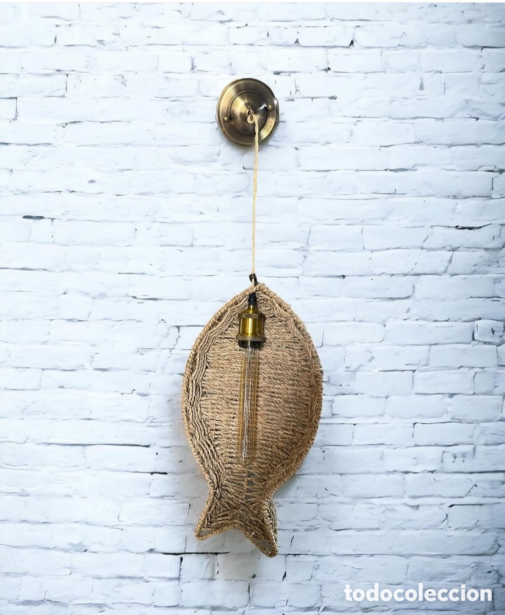 Artesan&iacute;a: L&aacute;mpara de pared &ldquo;Fish&rdquo; - Foto 2