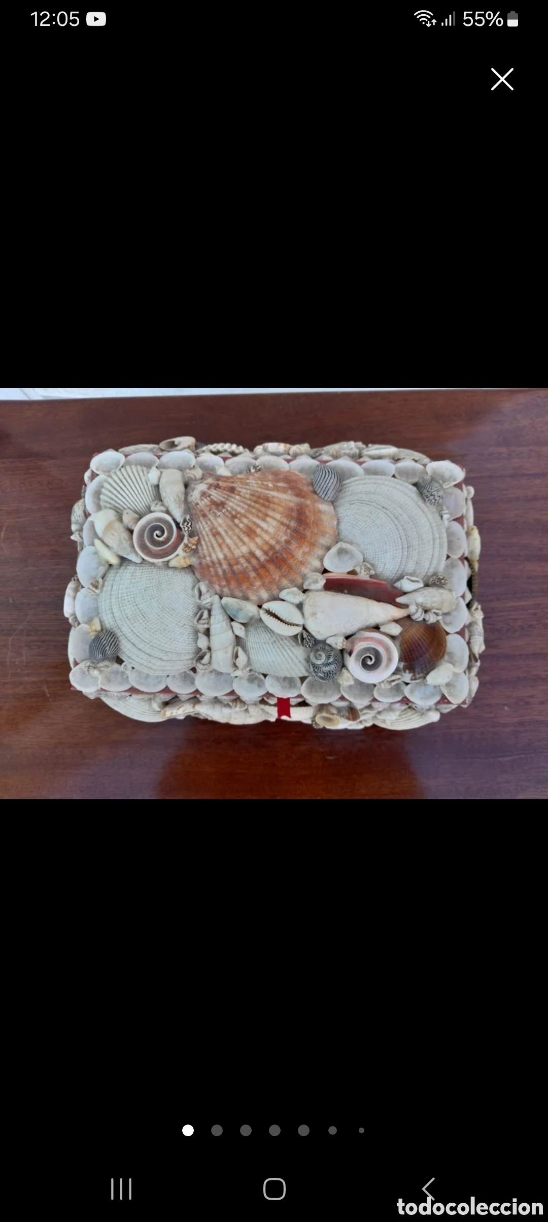 Artesan&iacute;a: Cofre de conchas artesanal - Foto 1