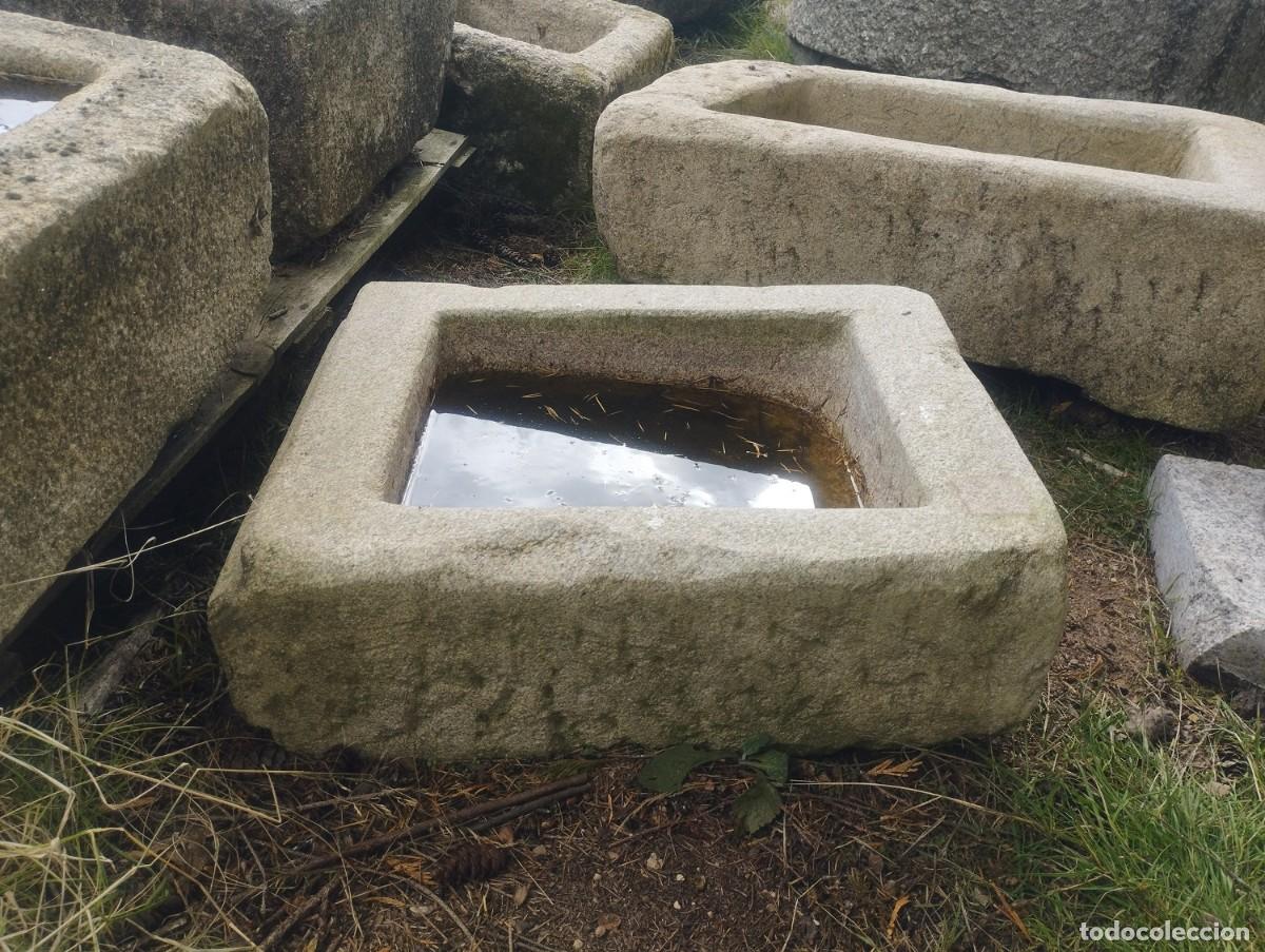 Artesan&iacute;a: Pila Rectangular de Granito 61x47x18 // jrsanchezantiques - Foto 3