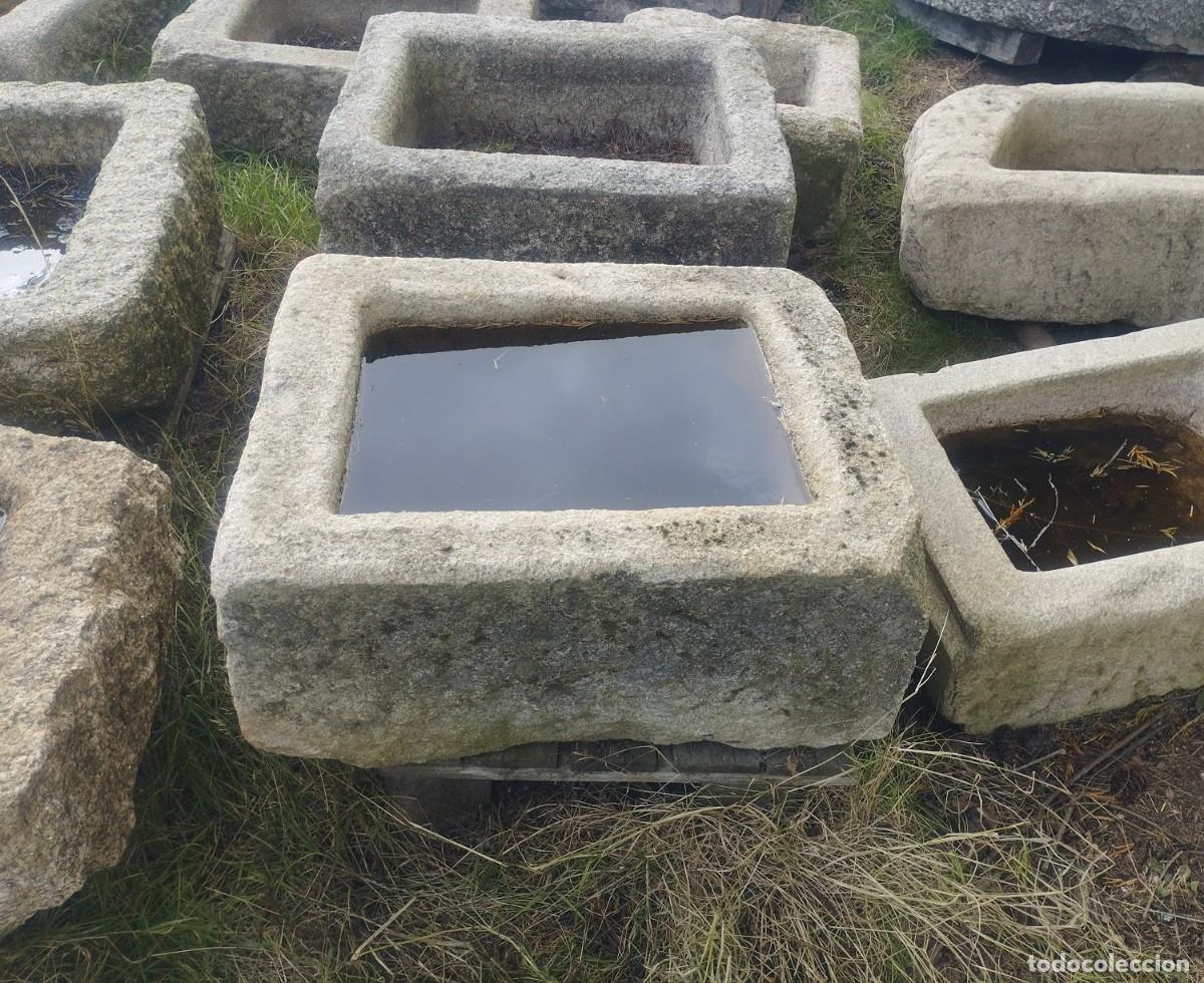 Artesan&iacute;a: Pila Rectangular de Granito 62x52x28 // jrsanchezantiques - Foto 3