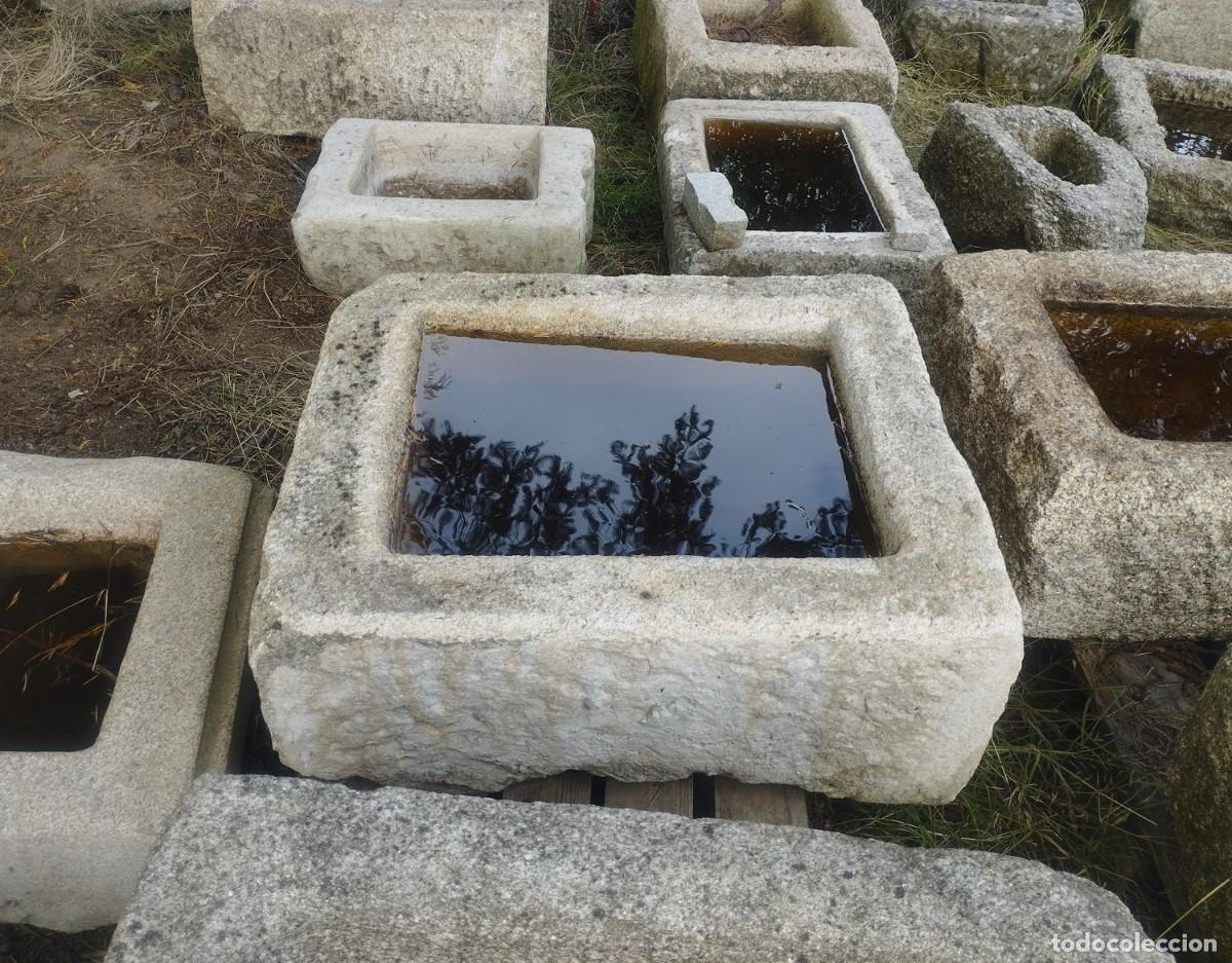 Artesan&iacute;a: Pila Rectangular de Granito 62x52x28 // jrsanchezantiques - Foto 4