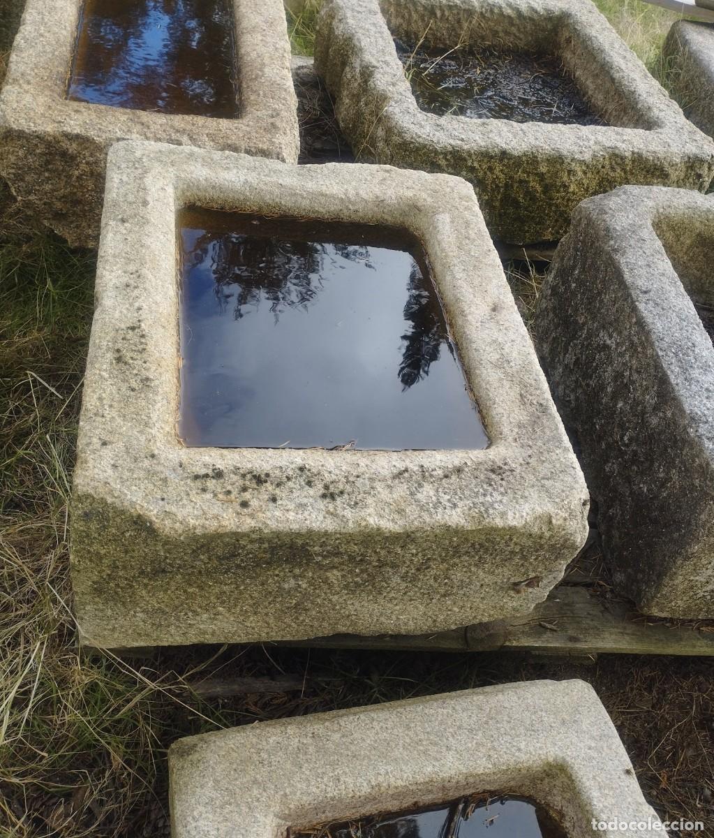 Artesan&iacute;a: Pila Rectangular de Granito 62x52x28 // jrsanchezantiques - Foto 7