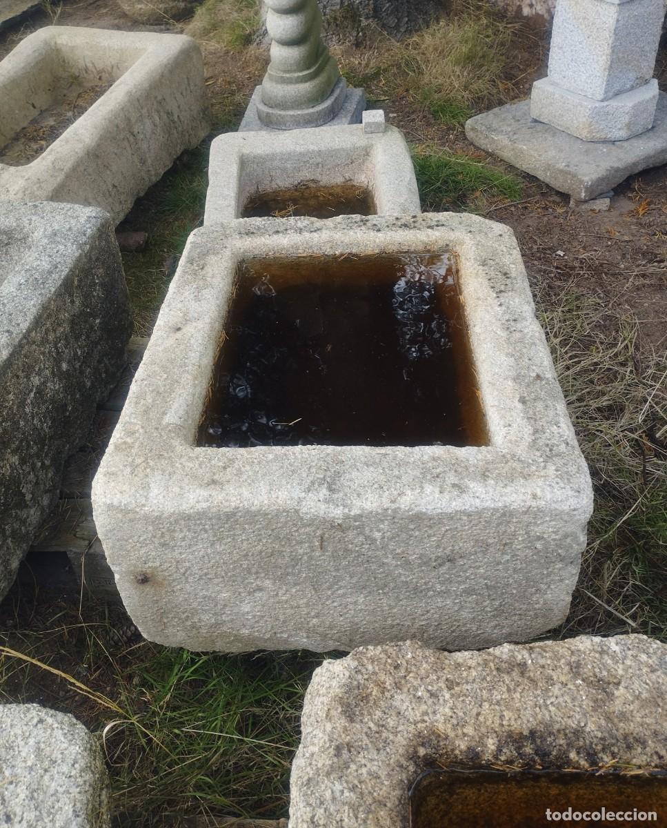 Artesan&iacute;a: Pila Rectangular de Granito 62x52x28 // jrsanchezantiques - Foto 8