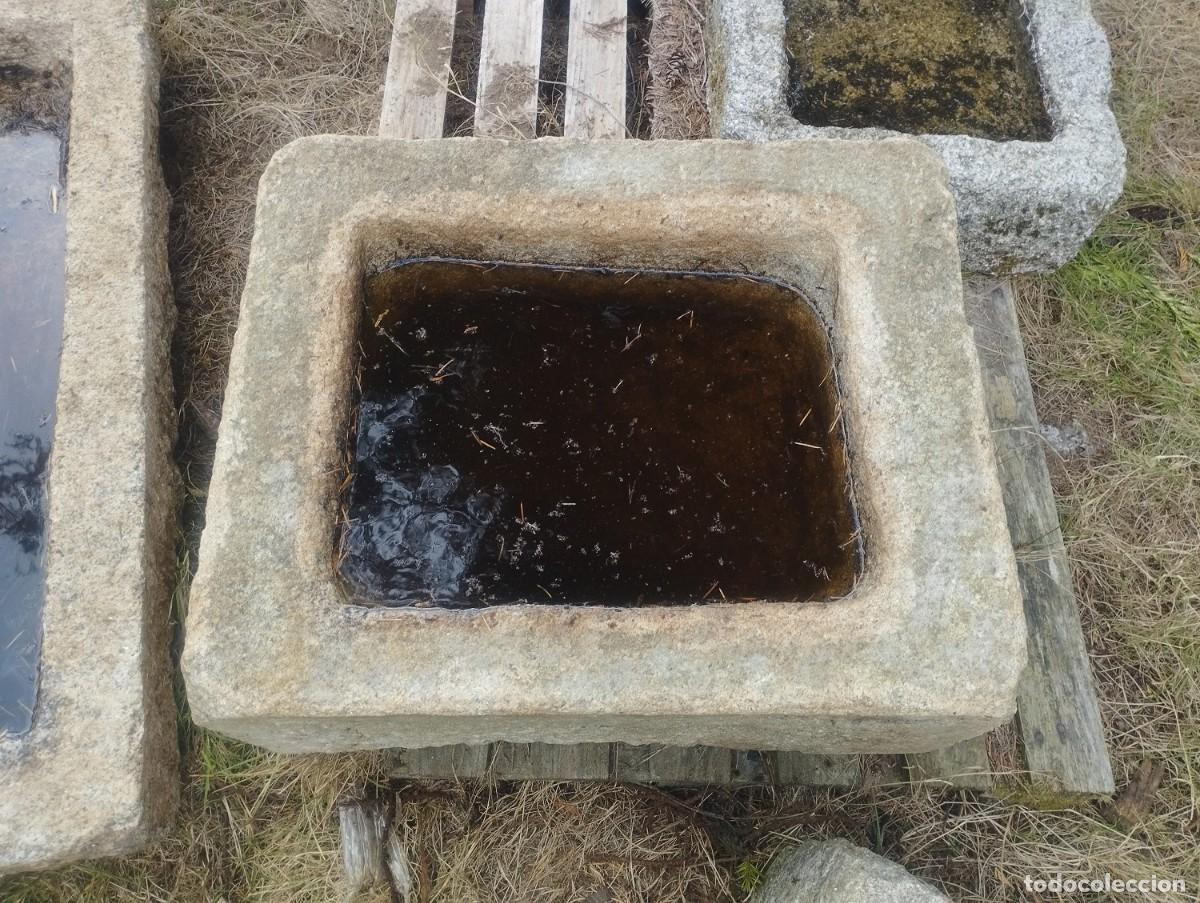 Artesan&iacute;a: Pila Rectangular de Granito 63x52x30 // jrsanchezantiques - Foto 4