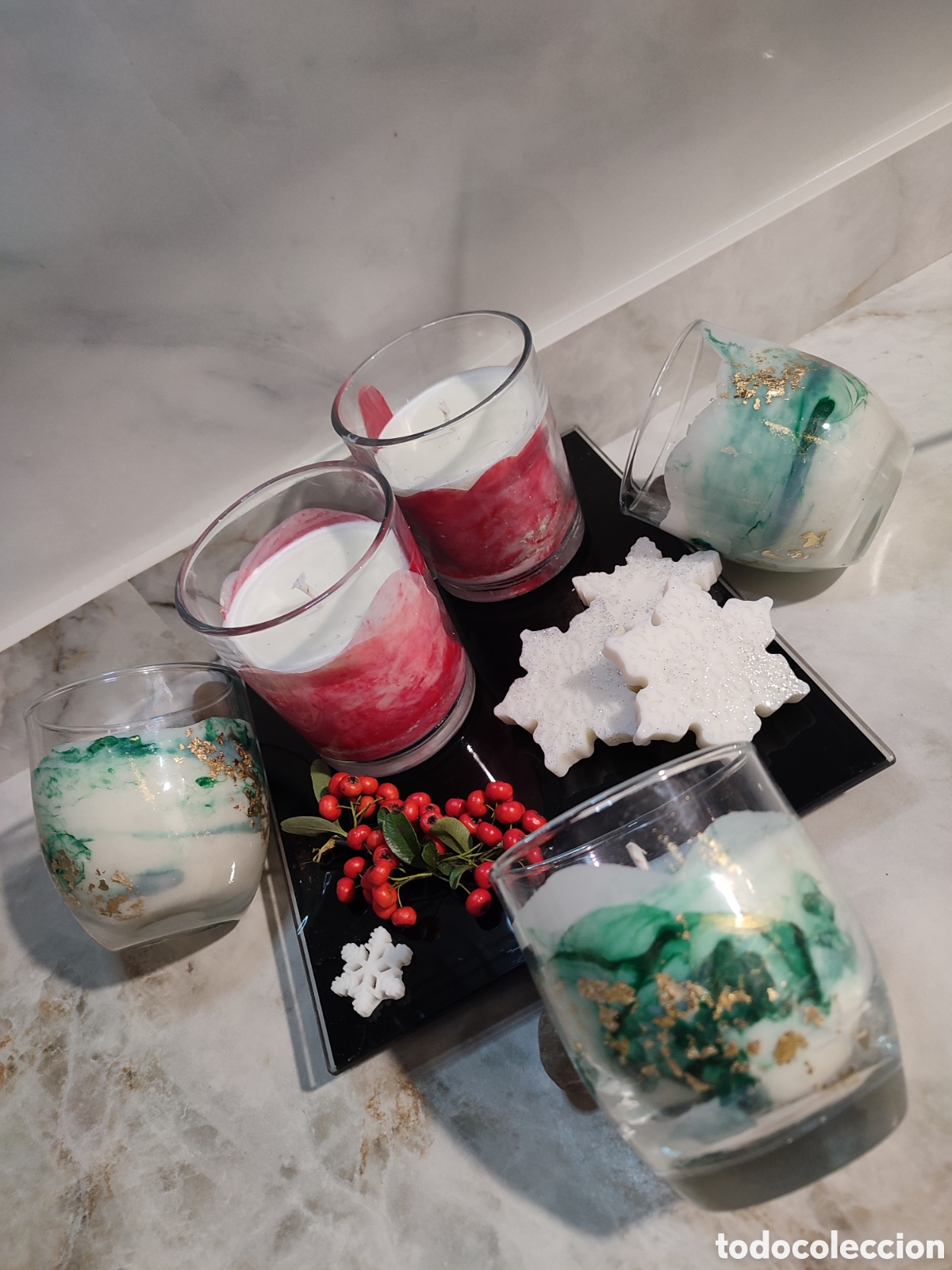 Artesan&iacute;a: Velas artesanales de cera de soja - Foto 1