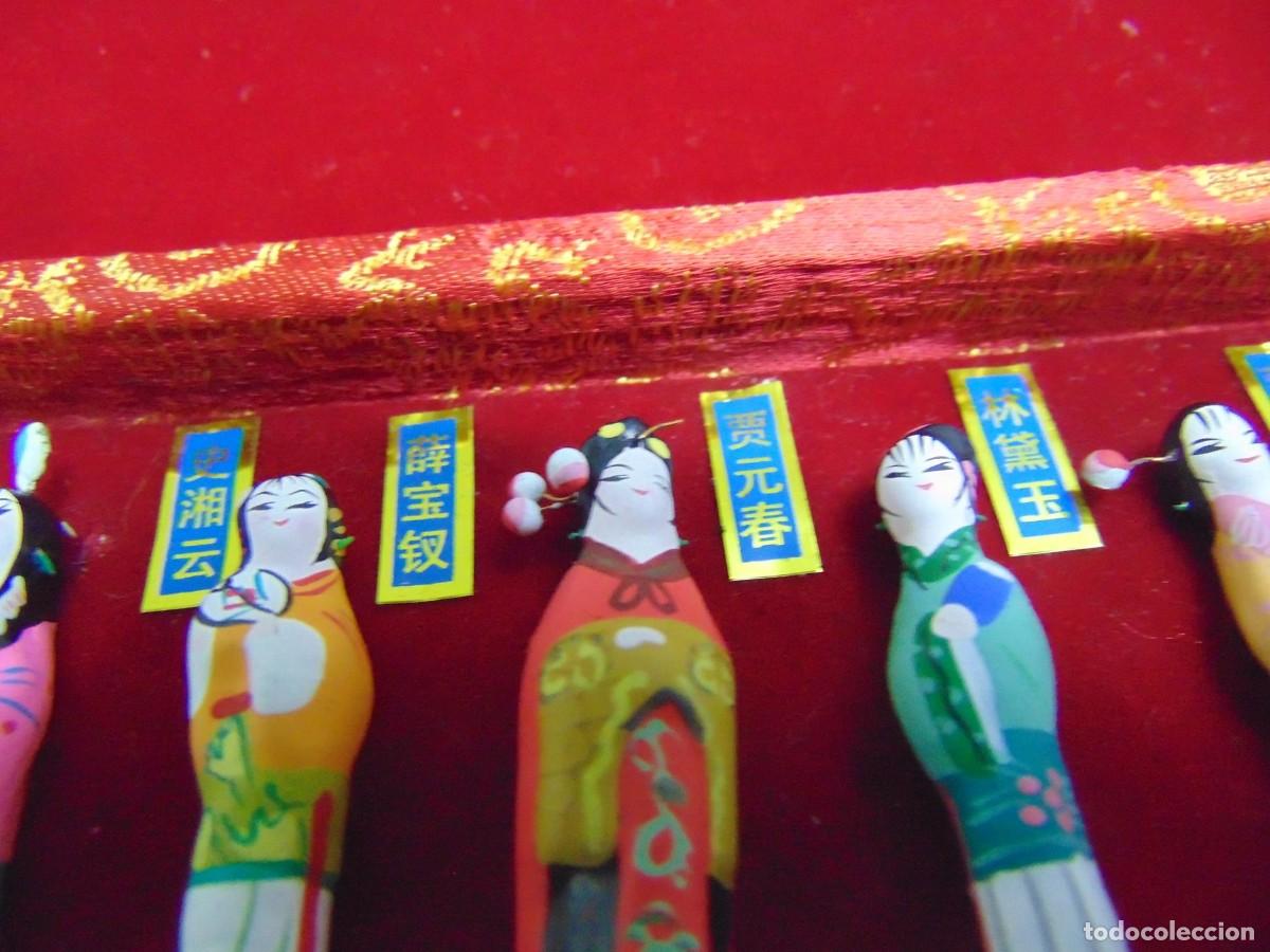 Artesan&iacute;a: 12 MINI GEISHAS PINTADAS (138232) - Foto 3