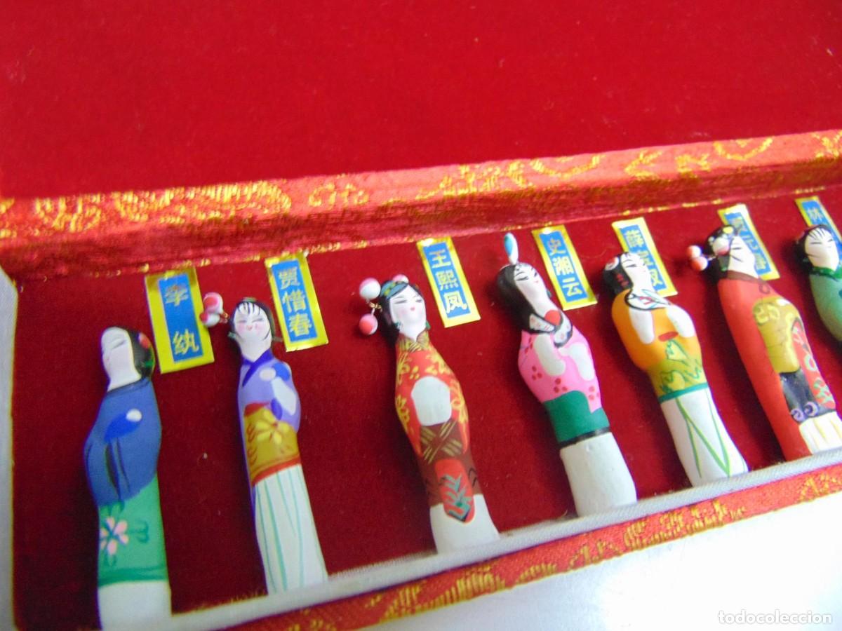Artesan&iacute;a: 12 MINI GEISHAS PINTADAS (138232) - Foto 4