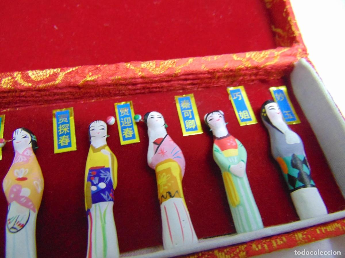 Artesan&iacute;a: 12 MINI GEISHAS PINTADAS (138232) - Foto 2