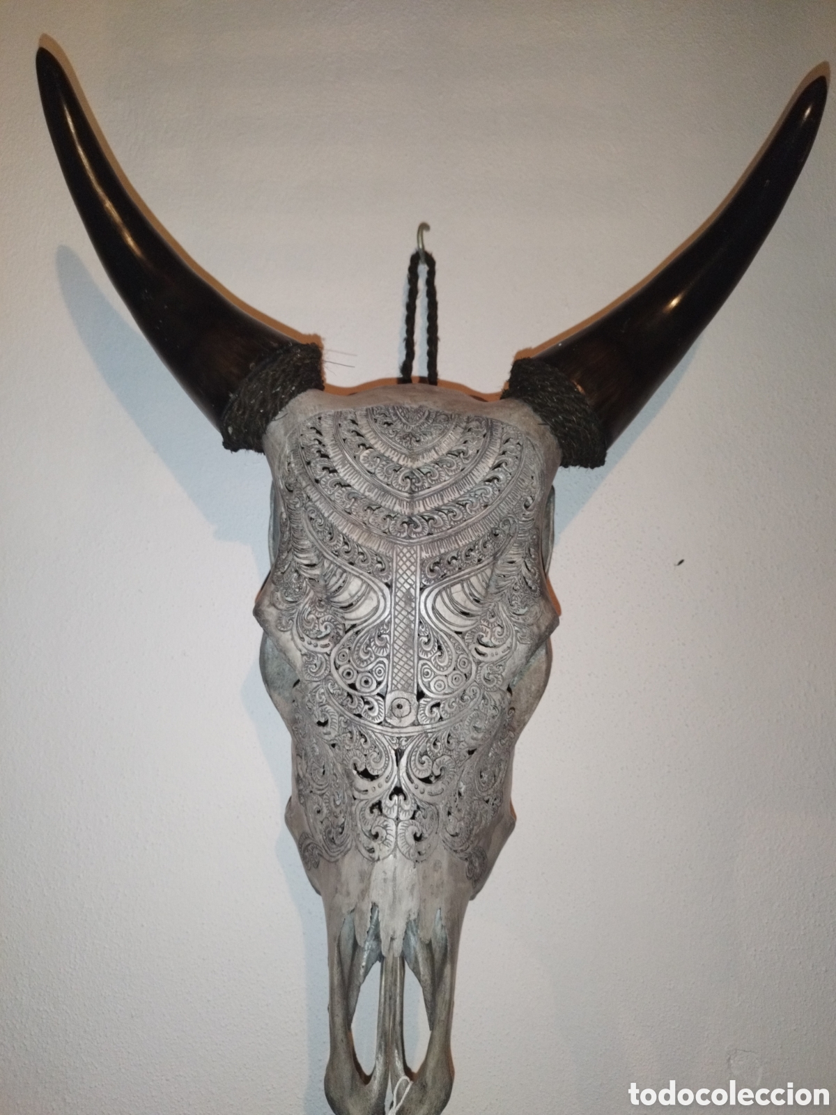 Artesan&iacute;a: Cabeza de vaca original tallada a mano - Foto 2